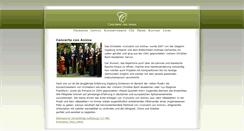 Desktop Screenshot of concertoconanima.de